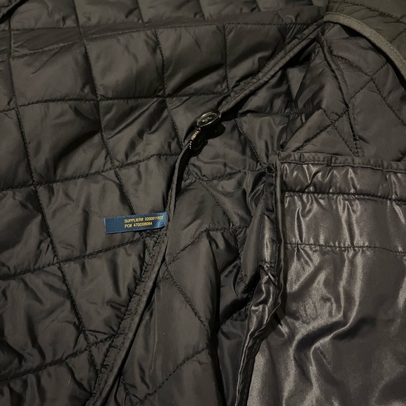 Polo Ralph Lauren Men's Large Quilted Blazer Jacket RRL Sport Coat in Black XL - Picture 9 of 9